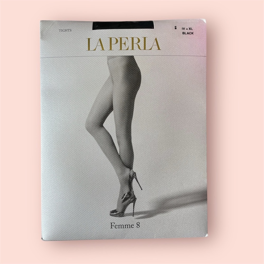 La Perla Black Femme 8 Tights size XL (NWT)